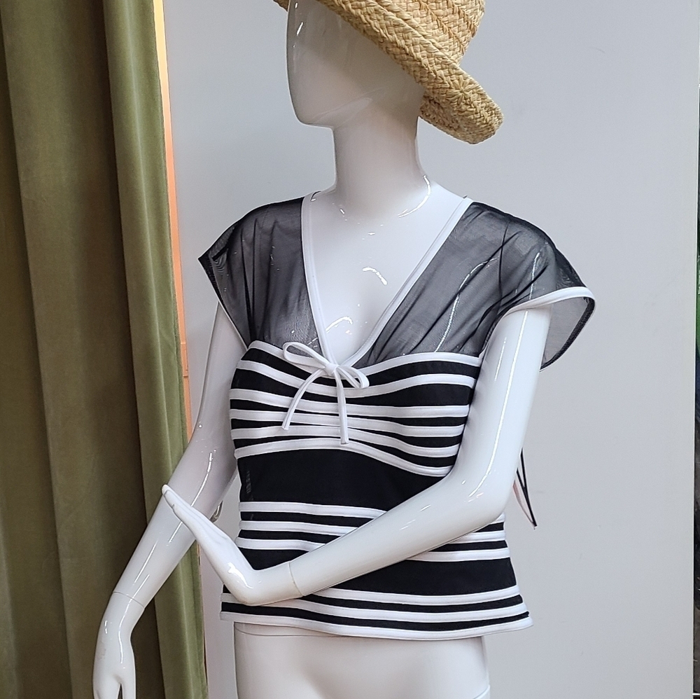 NWT JS Collections Striped Top